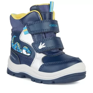 Buty dla chłopców - Śniegowce Geox B Flanfil Boy B Abx B363VA 054FU C0693 S Navy/Lt Blue - grafika 1