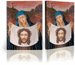 Ikona religijna Święta Weronika - Ikony i obrazy sakralne - miniaturka - grafika 1