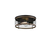 Lampy sufitowe - Westinghouse 61250 - Plafon ACKTON 2xE27/60W/230V barnwood - miniaturka - grafika 1