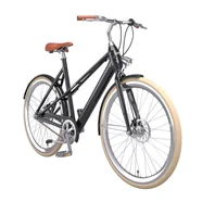 Rower elektryczny miejski damski Foride C1, 28”, czarny