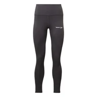 Legginsy - Damskie Legginsy REEBOK RIE POLY TIGHT HT8052 – Czarny - miniaturka - grafika 1