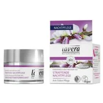 LAVERA Lavera Krem ujędrniający na noc z wyciągiem z bio-białej herbaty i olejem karajna 50 ml - Balsamy i kremy do ciała - miniaturka - grafika 2