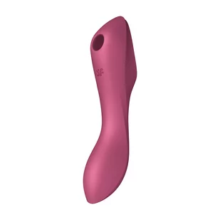 Satisfyer Satisfyer Curvy Trinity 3 Red - Wibratory i masażery - miniaturka - grafika 1