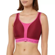 Biustonosze - Champion Shock Absorber S0657 - Ultimate Padded Run Biustonosz Sportowy, Różowy/Czerwony Tybetański, IT 2A (EU 70A) (UK 32A) Damski -FW23, Różowy/Tybetański Czerwony, 70A - miniaturka - grafika 1