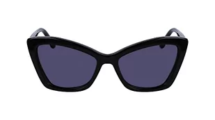 KARL LAGERFELD KL6105S Okulary przeciwsłoneczne, czarne, jeden rozmiar dla kobiet, czarny, rozmiar uniwersalny - Okulary przeciwsłoneczne - miniaturka - grafika 1