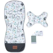 Akcesoria do wózków - Uniwersalna wkładka do wózka bambi forest - miniaturka - grafika 1