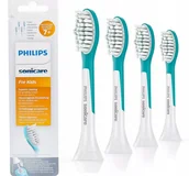 Końcówki do szczoteczek elektrycznych - KOŃCÓWKI PHILIPS SONICARE DLA DZIECI KIDS 7+ 4szt - miniaturka - grafika 1