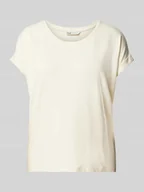 Koszulki i topy damskie - T-shirt o kroju regular fit z dodatkiem wiskozy m ‘MOSTER’ - miniaturka - grafika 1