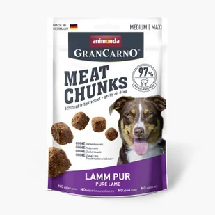 animonda Meat Chunks 8x60g Jagnięciną 6x80 g - Przysmaki dla psów - miniaturka - grafika 1