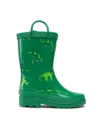 Buty dla chłopców - Regatta Kalosze Minnow RKF451 Zielony - miniaturka - grafika 1