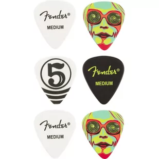 Fender 351 CELLULOID PICKS John 5 351 Celluloid Picks (6 pack) - Inne akcesoria gitarowe - miniaturka - grafika 1