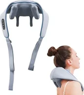 Masażery - Masaż Shiatsu karku, masaż pleców ramion, masaż termiczny, ugniatanie poduszki masującej, głęboka ulga dla tkanek, bezprzewodowa elektryczna szyja, ramiona, - miniaturka - grafika 1