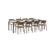 Meble ogrodowe - Zestaw ogrodowy Nardi TRILL/RIO - 8/210 Tortora - miniaturka - grafika 1