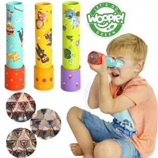 WOOPIE GREEN Kalejdoskop Luneta Kolorowa dla Dzieci Postacie z Bajek Zwierzątka 1 szt. - Zabawki interaktywne dla dzieci - miniaturka - grafika 1