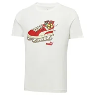 Koszulki męskie - Koszulka męska Puma Christmas biała 67535002-L - miniaturka - grafika 1