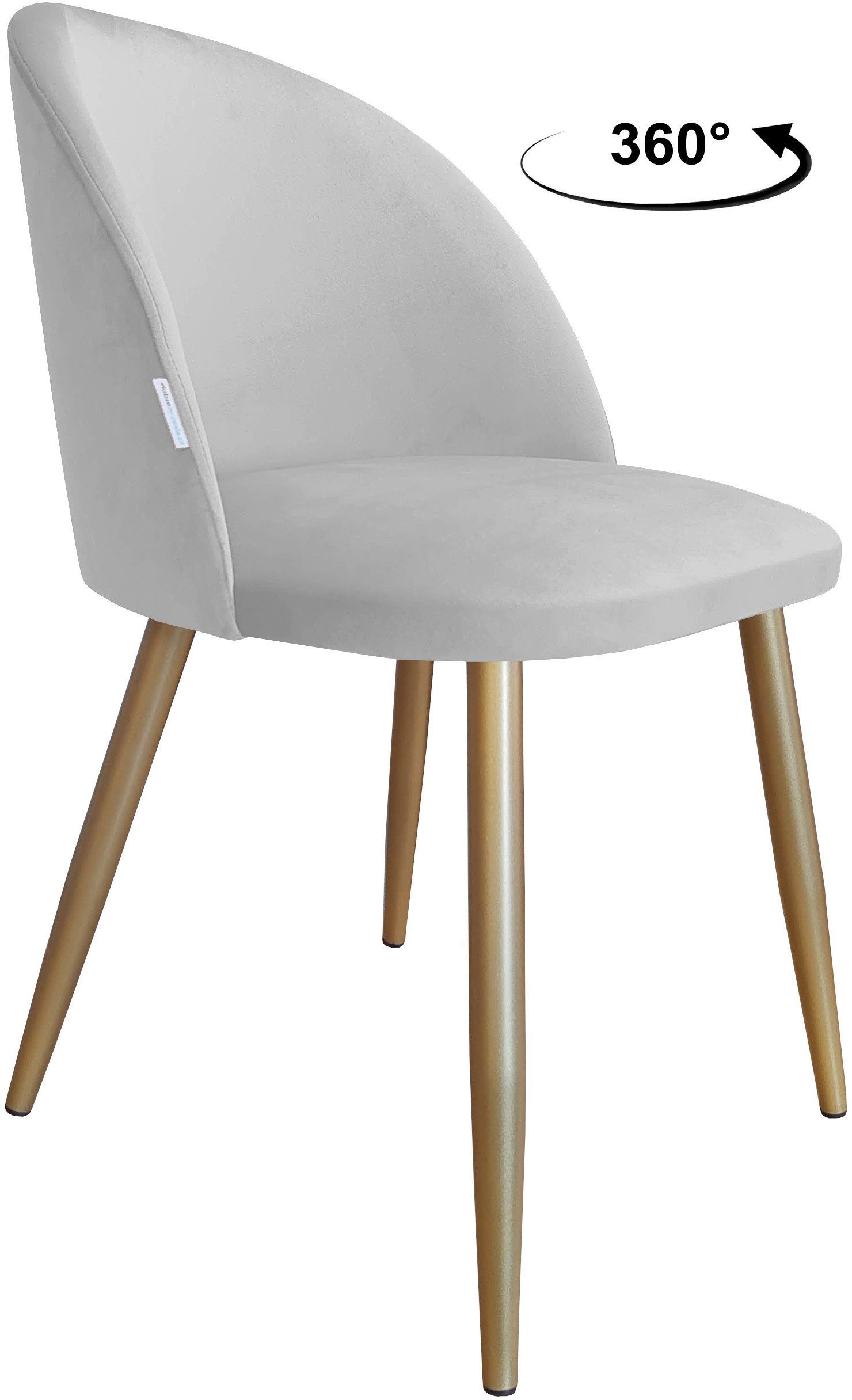 Krzesło obrotowe Colin podstawa złota MG39