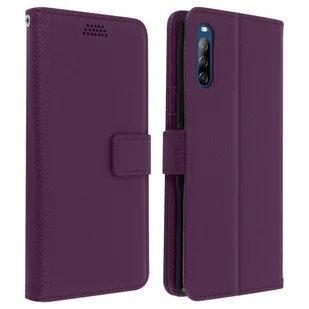 Etui Folio Sony Xperia L4 z obsługą wideo - fioletowe - Etui i futerały do telefonów - miniaturka - grafika 1
