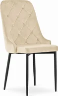 Krzesła - Krzesło CAPRI - beż x 1 - miniaturka - grafika 1