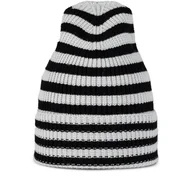 Czapki dla dzieci - Czapka dziecięca Buff Knitted Beanie Zimic Stripes Black one size - miniaturka - grafika 1