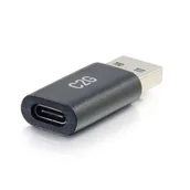 Adaptery i przejściówki - C2G 54427 zmieniacz płci / kabli USB 3.0 A = USB-C Czarny 54427 - miniaturka - grafika 1