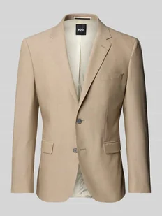 Marynarka na dwa guziki o kroju slim fit z kołnierzem z połami model ‘Jasper’ - Marynarki męskie - miniaturka - grafika 1