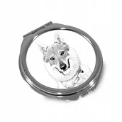 Lusterka do makijażu - Wilczak czechosłowacki Lusterko kieszonkowe - miniaturka - grafika 1
