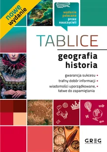 Geografia i historia Tablice Opracowanie zbiorowe - Podręczniki dla liceum - miniaturka - grafika 1