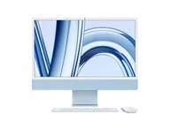 Laptopy - Apple iMac 24 M3 Apple M 8 GB / 256 GB niebieski MQRQ3LL/A - miniaturka - grafika 1