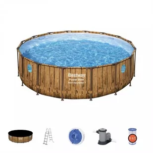 Bestway Basen ogrodowy stelażowy 488 x 122 cm 7w1 56725 - Baseny ogrodowe - miniaturka - grafika 3