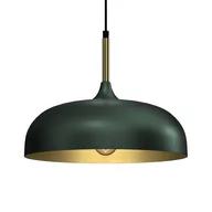 Lampy sufitowe - Milagro Lampa wisząca LINCOLN GREEN/GOLD 1xE27 35cm MLP8032 - miniaturka - grafika 1