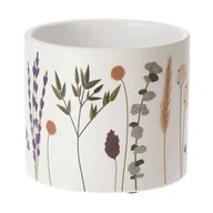 Donice - Osłonka ceramiczna na doniczkę Ombrone, 12 x 10,5 cm, brązowy - miniaturka - grafika 1