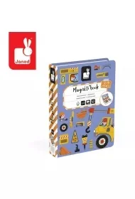 Magnetyczna układanka Plac budowy Magnetibook 3-8 lat - Puzzle - miniaturka - grafika 1