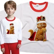 Piżamy dla dziewczynek - Piżama dziecięca Garfield Król Kocur 86/92 - VoloDonum - miniaturka - grafika 1