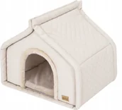 Budy dla psów - DOGGY R1 BUDA DIAMOND BEŻOWY - miniaturka - grafika 1