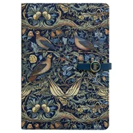 Notesy i bloczki - PAPERDOT, NOTES GRANATOWY W KWIATY - miniaturka - grafika 1