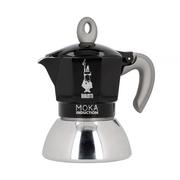 Zaparzacze i kawiarki - Bialetti Kawiarka New Moka Induction 2 filiżanki Czarna 7192-uniw - miniaturka - grafika 1