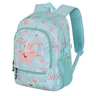 Plecaki - Oh My Pop! Ice Flamingo -Plecak Fight FAN 2.2, Turkusowy, 31 x 44 cm, Pojemność 24 L - miniaturka - grafika 1