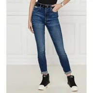 Spodnie damskie - CALVIN KLEIN JEANS Jeansy | Skinny fit | high rise - miniaturka - grafika 1