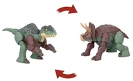 Figurki dla dzieci - JURASSIC WORLD CHANGWES DINOZAUR 2W1 HPD33 Gigantozaur i Nasutoceratops - miniaturka - grafika 1
