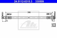 Przewody hamulcowe - Przewód hamulcowy elastyczny ATE 24.5112-0315.3 - miniaturka - grafika 1