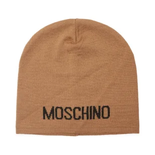 Moschino Czapka z dodatkiem wełny - Czapki damskie - miniaturka - grafika 1