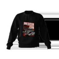 Odzież do sportów motorowych - Czarna bluza FORD GT40 American icon-XL - miniaturka - grafika 1