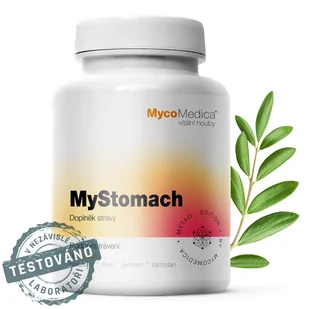MycoMedica - MyStomach, wsparcie trawienne, 90 kapsułek roślinnych - Układ pokarmowy MycoMedica - MyStomach, wsparcie trawienne, 90 kapsułek roślinnych - Układ pokarmowy - miniaturka - grafika 1