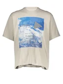 Koszulki i topy damskie - adidas Koszulka w kolorze beżowo-kremowym - miniaturka - grafika 1