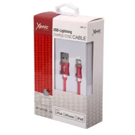 Kable USB - XENIC XENIC Kabel USB Lightning XENIC 1 m UMFL10 RED UMFL10 RED - miniaturka - grafika 1