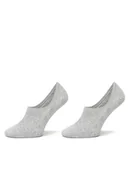Skarpetki damskie - Calvin Klein Zestaw 2 par stopek damskich 701228801 Szary - miniaturka - grafika 1