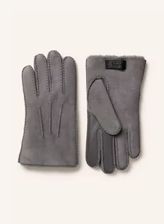 Rękawiczki - Ugg Skórzane Rękawiczki grau - grafika 1