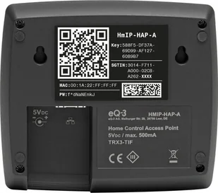 Access Point HomeMatic IP Homematic IP Smart Home Access Point HmIP-HAP-A, Central Unit anthracite - Routery - miniaturka - grafika 1