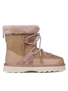 EMU Australia Śniegowce Blurred W12641 Beżowy - Śniegowce damskie - miniaturka - grafika 1