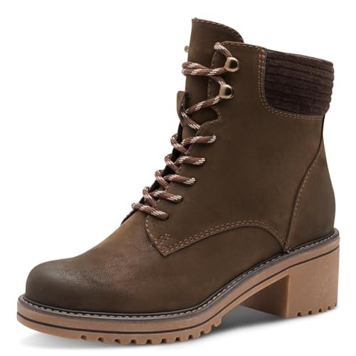 Marco Tozzi Damskie 2-26225-45 modne kozaki, Cafe Nubuck, 42 EU, Cafe Nubuck, 42 EU